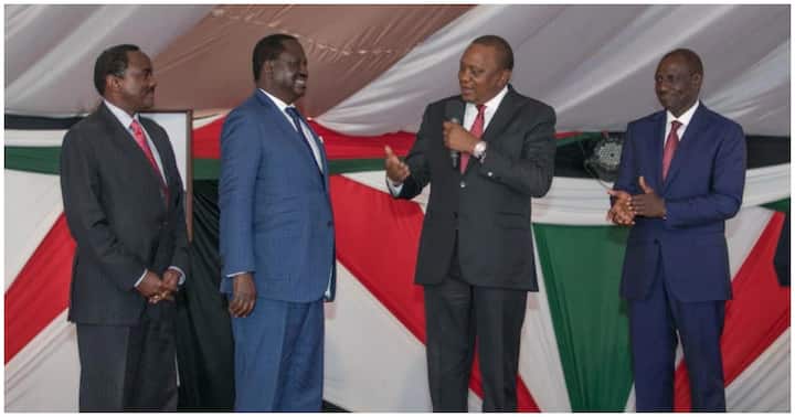 The Big 4, Uhuru, Raila, Ruto and Kalonzo jet out of the country.